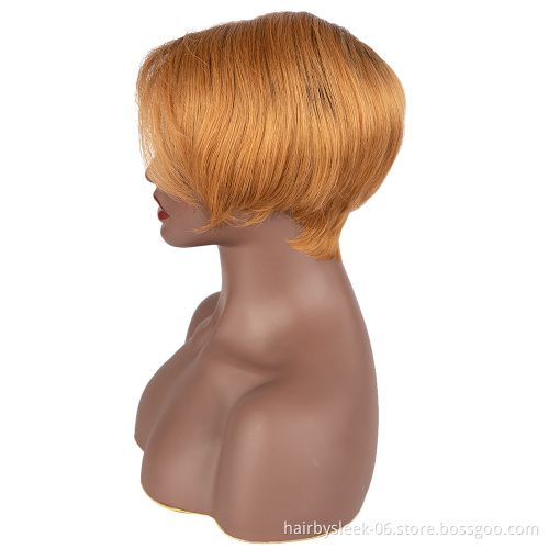 Rebecca Dark brown Short Human Hair Wigs Wholesale Cheap Cut Short Human hair Wigs For Black Woman 100 human hair wigs